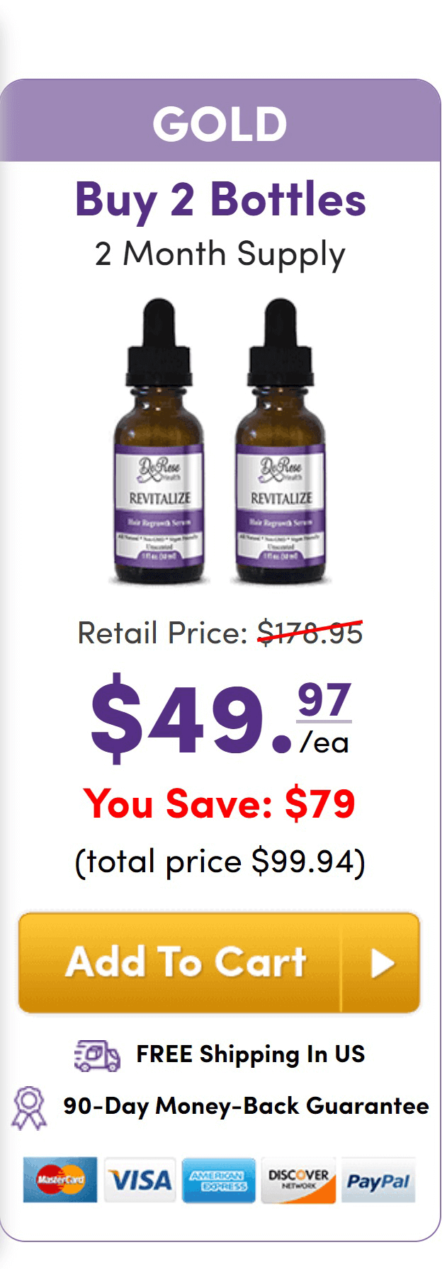 revitalize two bottles price 